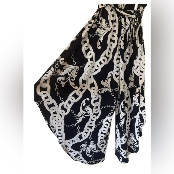 MSK Navy Jumper. Genie Wide Leg with tie waist. NWT. - Picture 3 of 8